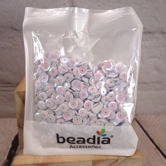 Beadia Accessories Jewelry Making 2mm Sequin Beads - Picture 1 of 4